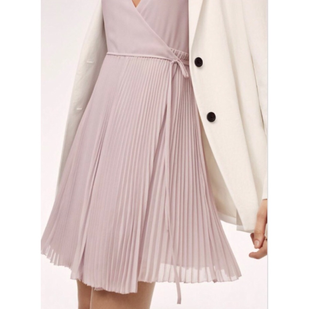 WILFRED | M Beaune Mini Dress Pleated Aritzia - Picture 2 of 11